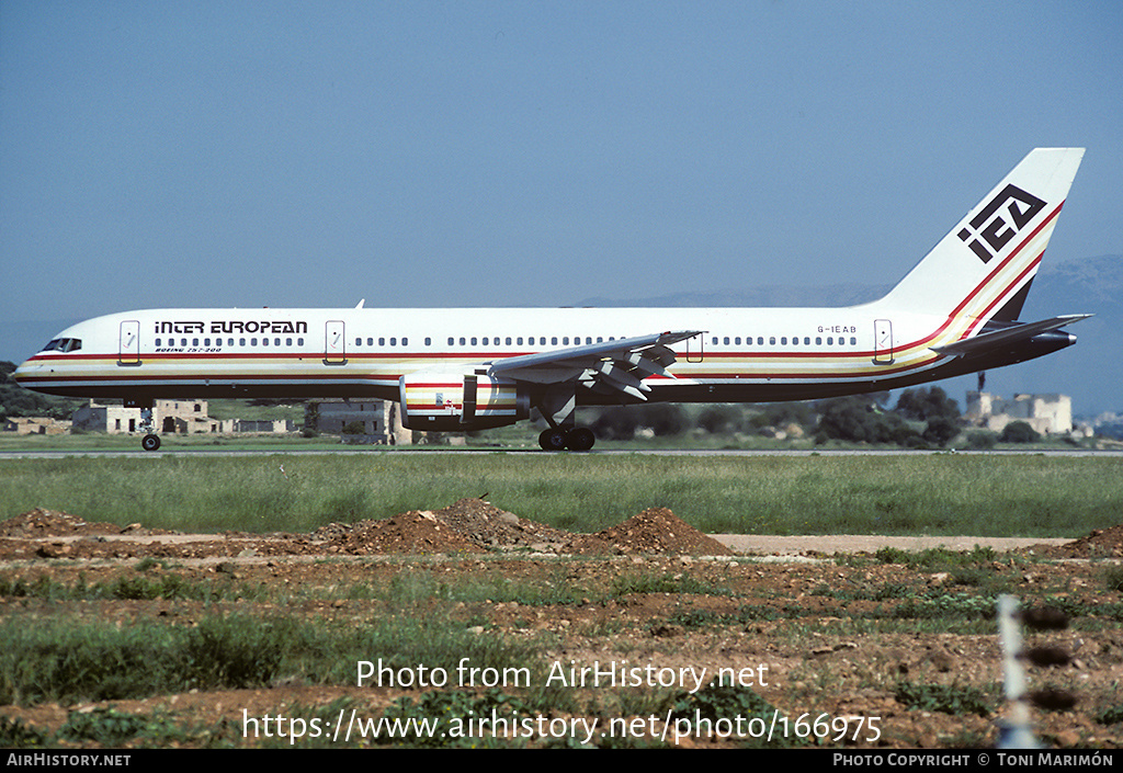 Aircraft Photo of G-IEAB | Boeing 757-23A | Inter European Airways - IEA | AirHistory.net #166975