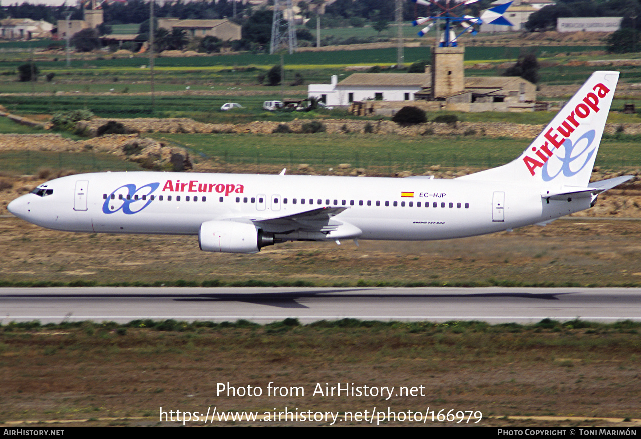 Aircraft Photo of EC-HJP | Boeing 737-85P | Air Europa | AirHistory.net #166979