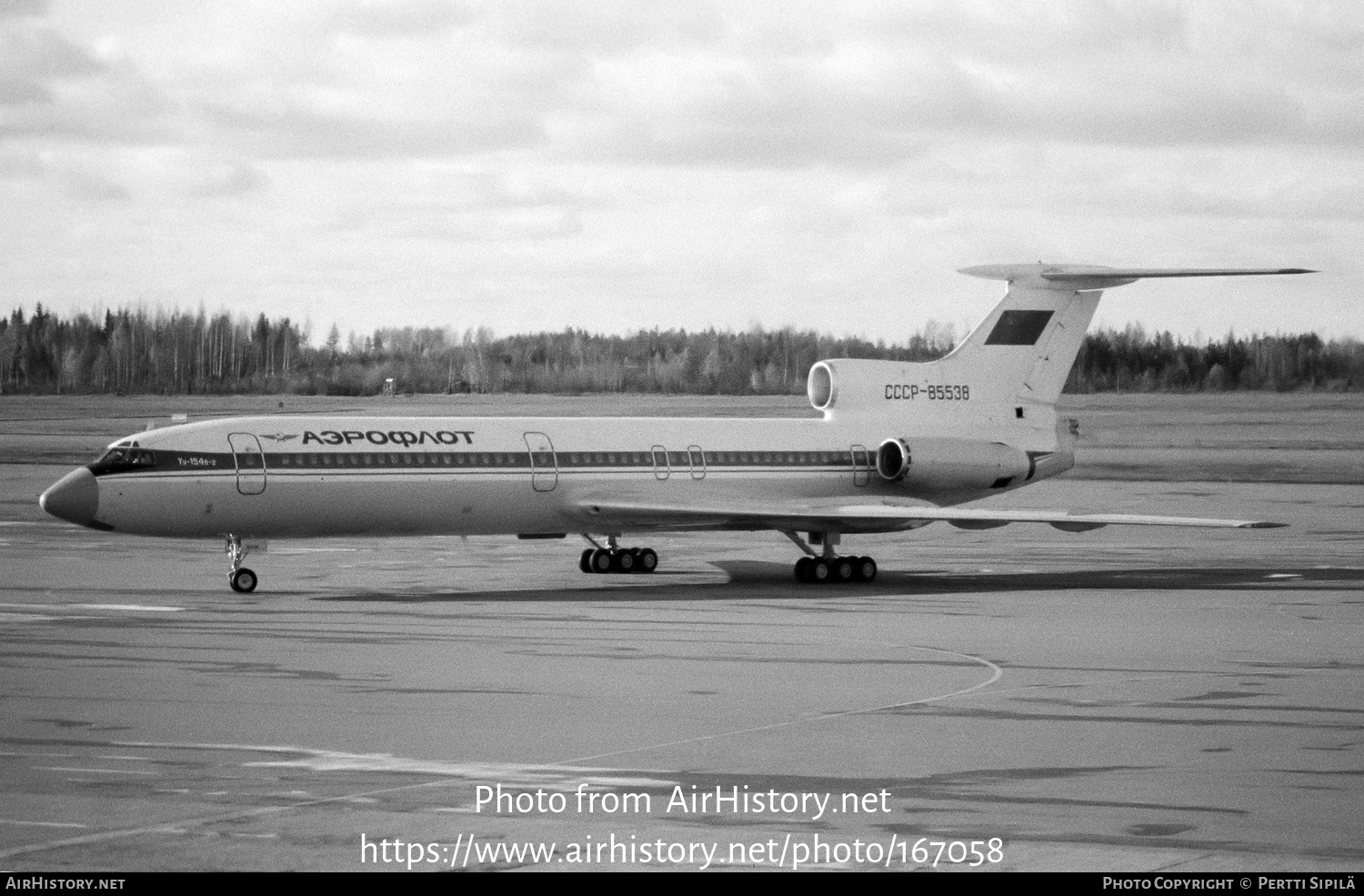 Aircraft Photo of CCCP-85538 | Tupolev Tu-154B-2 | Aeroflot | AirHistory.net #167058