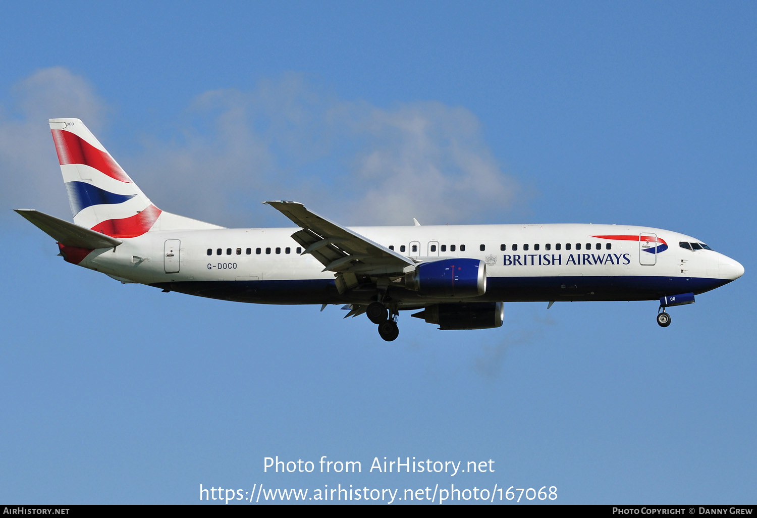 Aircraft Photo of G-DOCO | Boeing 737-436 | British Airways | AirHistory.net #167068