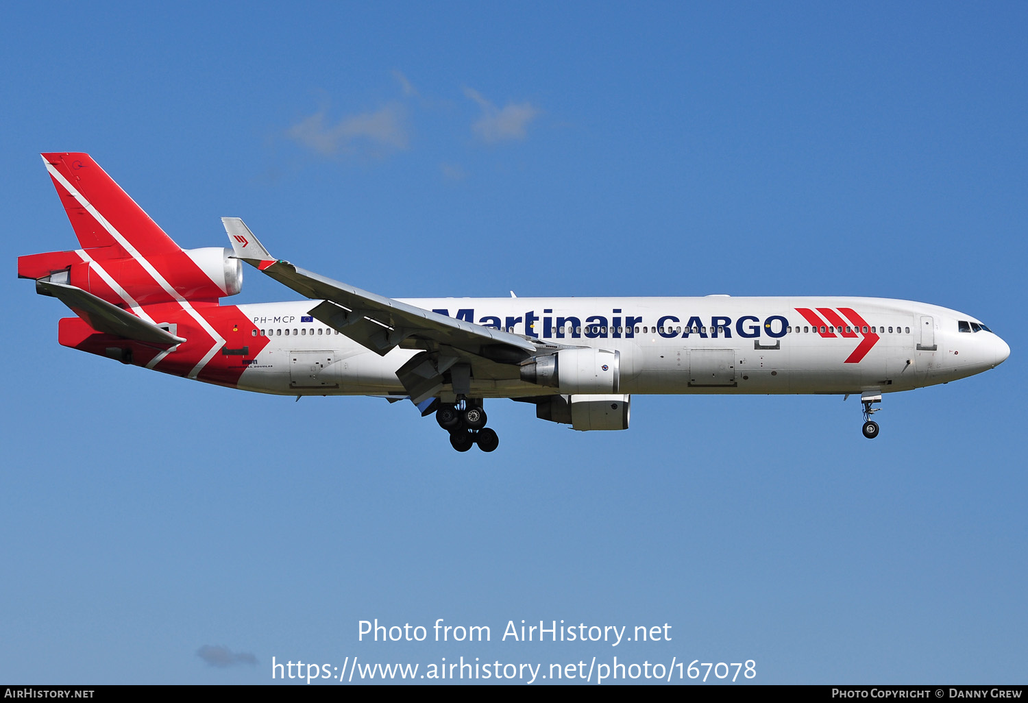 Aircraft Photo of PH-MCP | McDonnell Douglas MD-11CF | Martinair Cargo | AirHistory.net #167078