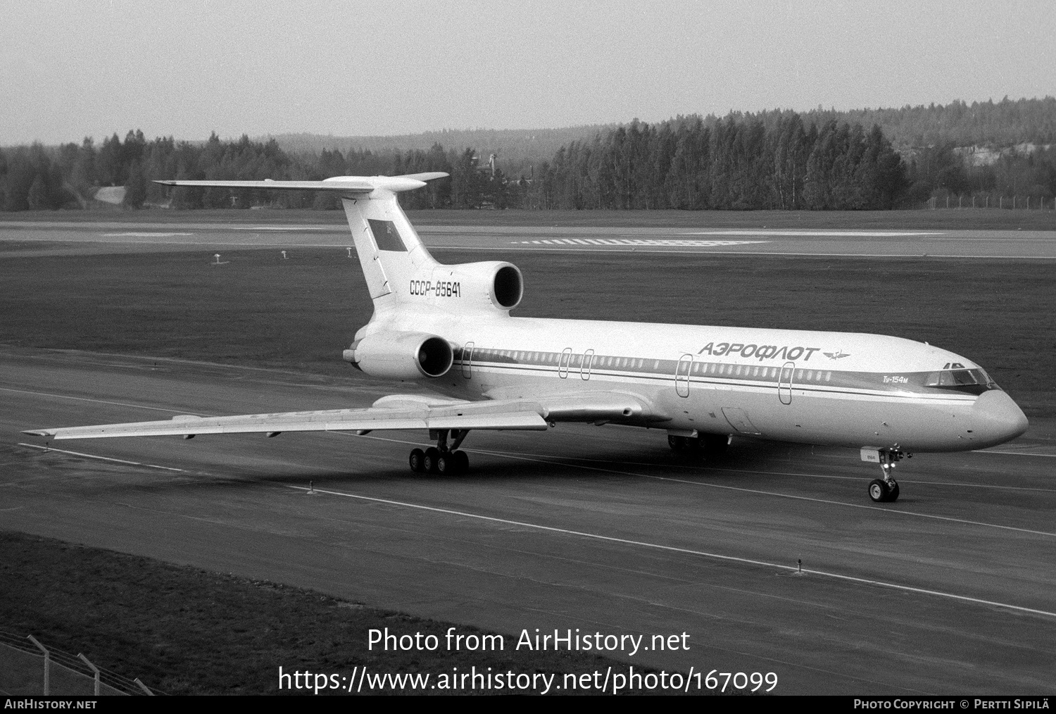 Aircraft Photo of CCCP-85641 | Tupolev Tu-154M | Aeroflot | AirHistory.net #167099