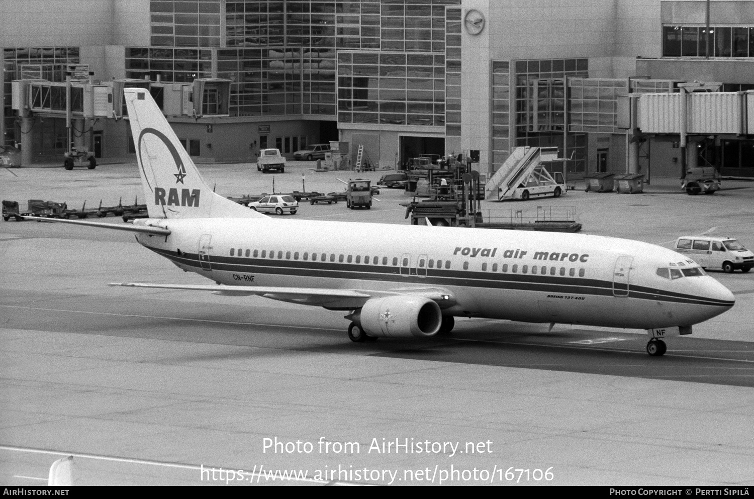 Aircraft Photo of CN-RNF | Boeing 737-4B6 | Royal Air Maroc - RAM | AirHistory.net #167106