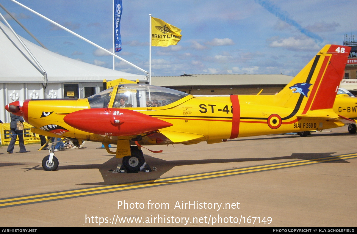 Aircraft Photo of ST-48 | SIAI-Marchetti SF-260D | Belgium - Air Force | AirHistory.net #167149