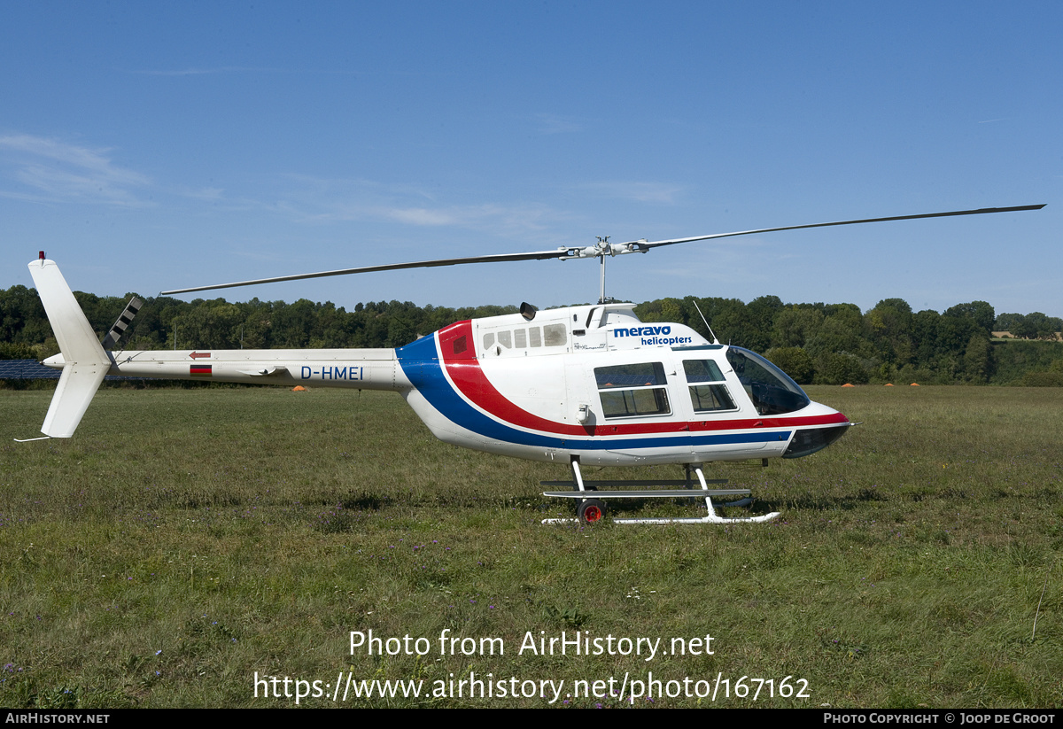 Aircraft Photo of D-HMEI | Bell 206B-3 JetRanger III | Meravo Helicopters | AirHistory.net #167162