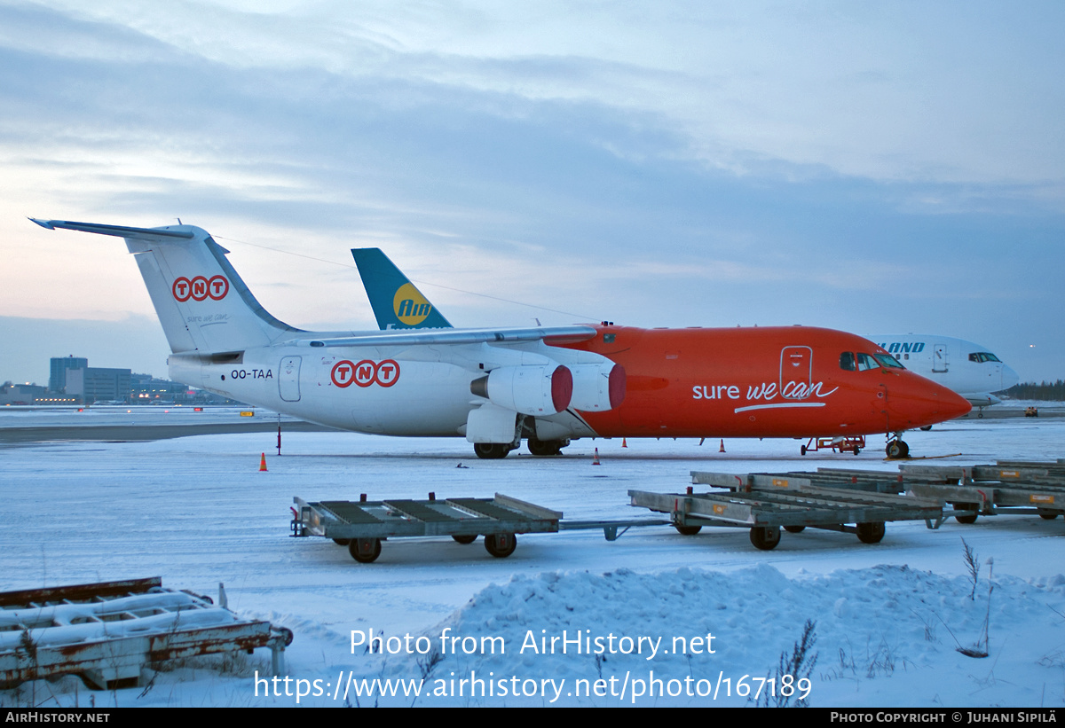 Aircraft Photo of OO-TAA | British Aerospace BAe-146-300QT Quiet Trader | TNT Airways | AirHistory.net #167189