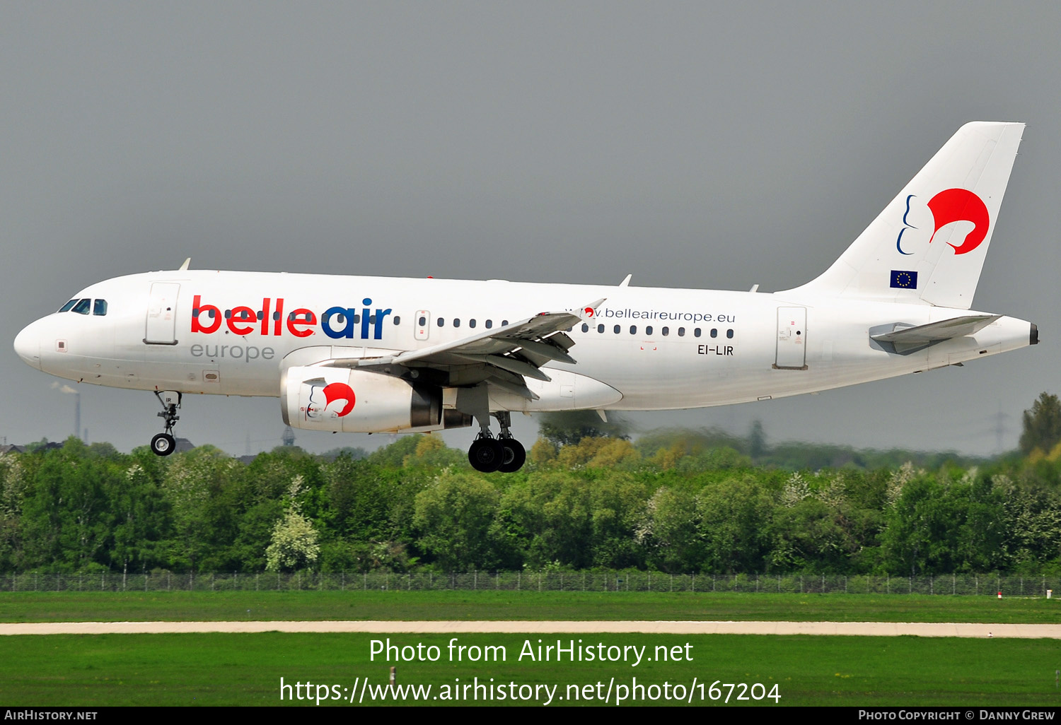 Aircraft Photo of EI-LIR | Airbus A319-132 | Belle Air Europe | AirHistory.net #167204