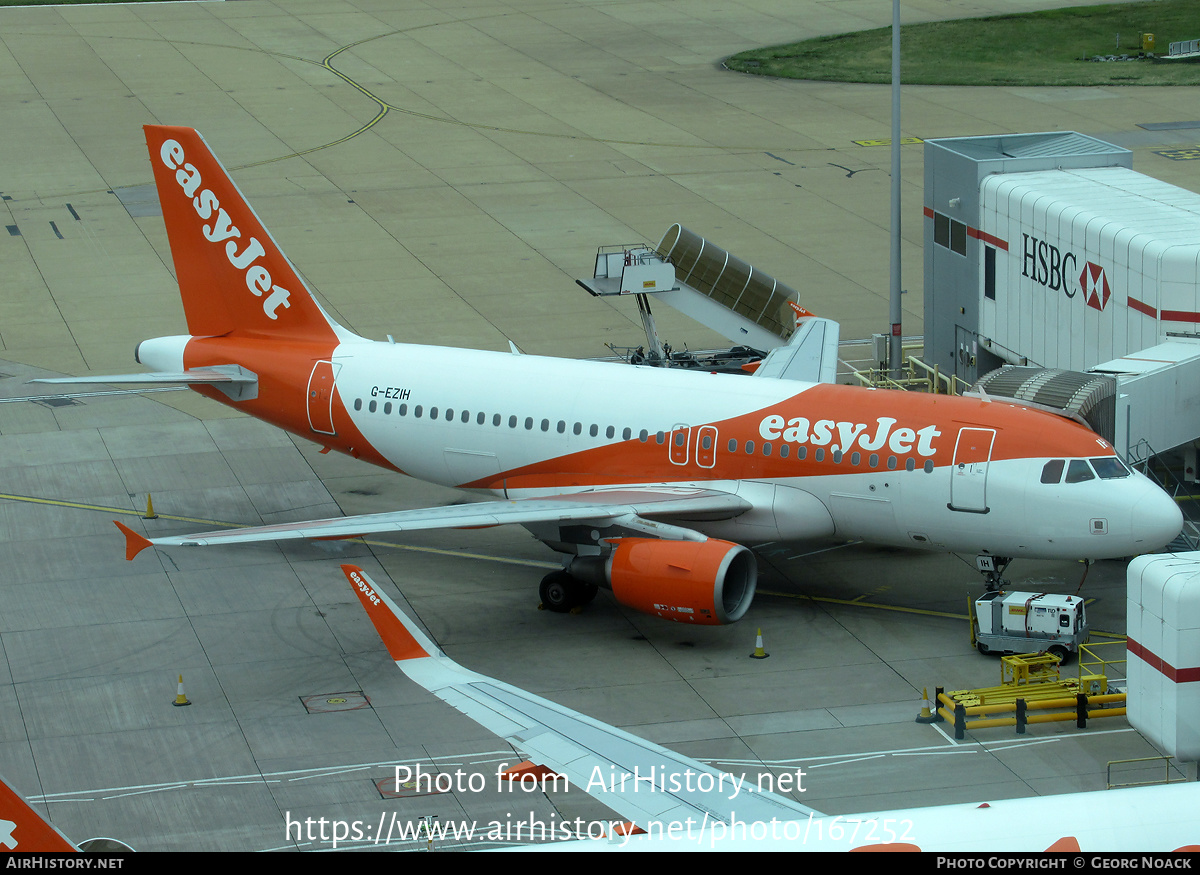 Aircraft Photo of G-EZIH | Airbus A319-111 | EasyJet | AirHistory.net #167252