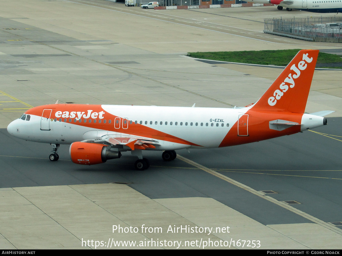 Aircraft Photo of G-EZAL | Airbus A319-111 | EasyJet | AirHistory.net #167253