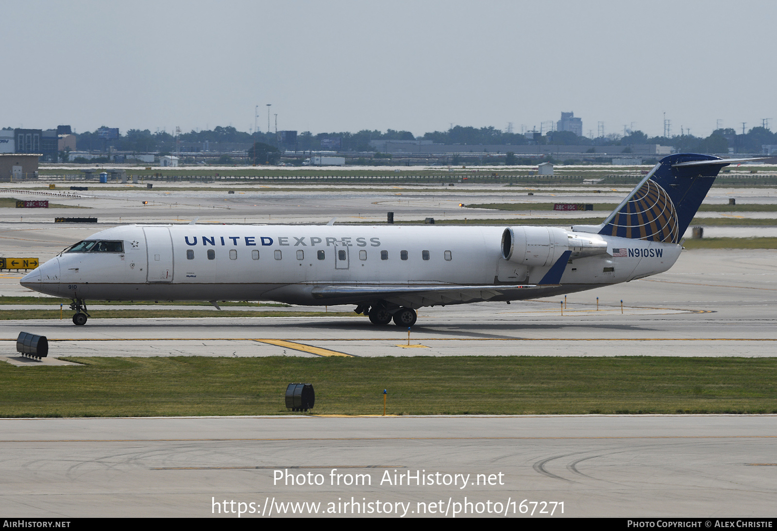 Aircraft Photo of N910SW | Bombardier CRJ-200LR (CL-600-2B19) | United Express | AirHistory.net #167271