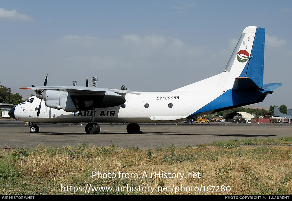 Aircraft Photo of EY-26658 | Antonov An-26 | Tajik Air | AirHistory.net #167280