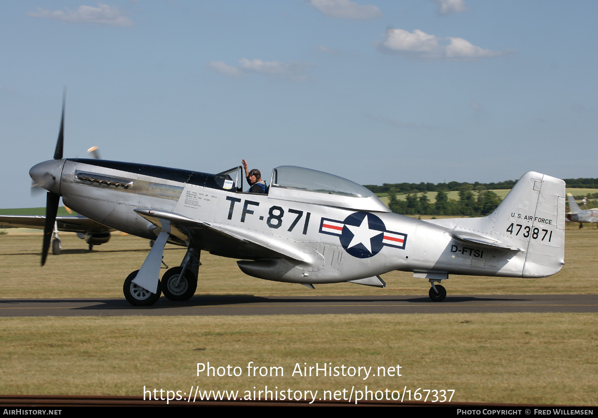 Aircraft Photo of D-FTSI / 473871 | North American TF-51D Mustang | AirHistory.net #167337