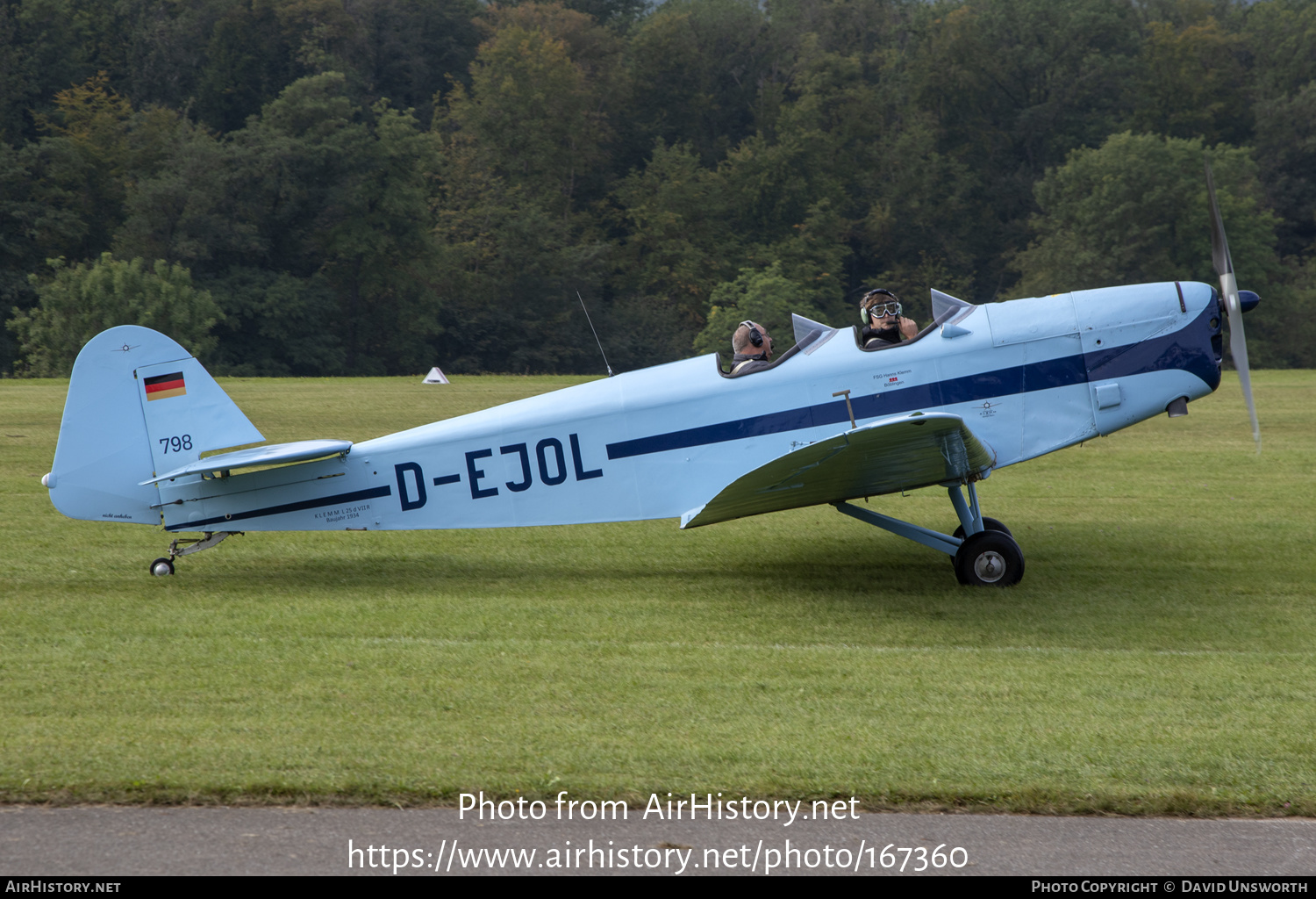 Aircraft Photo of D-EJOL | Klemm L-25D VII R | AirHistory.net #167360