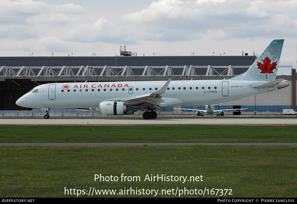 Aircraft Photo of C-FHIS | Embraer 190AR (ERJ-190-100IGW) | Air Canada | AirHistory.net #167372