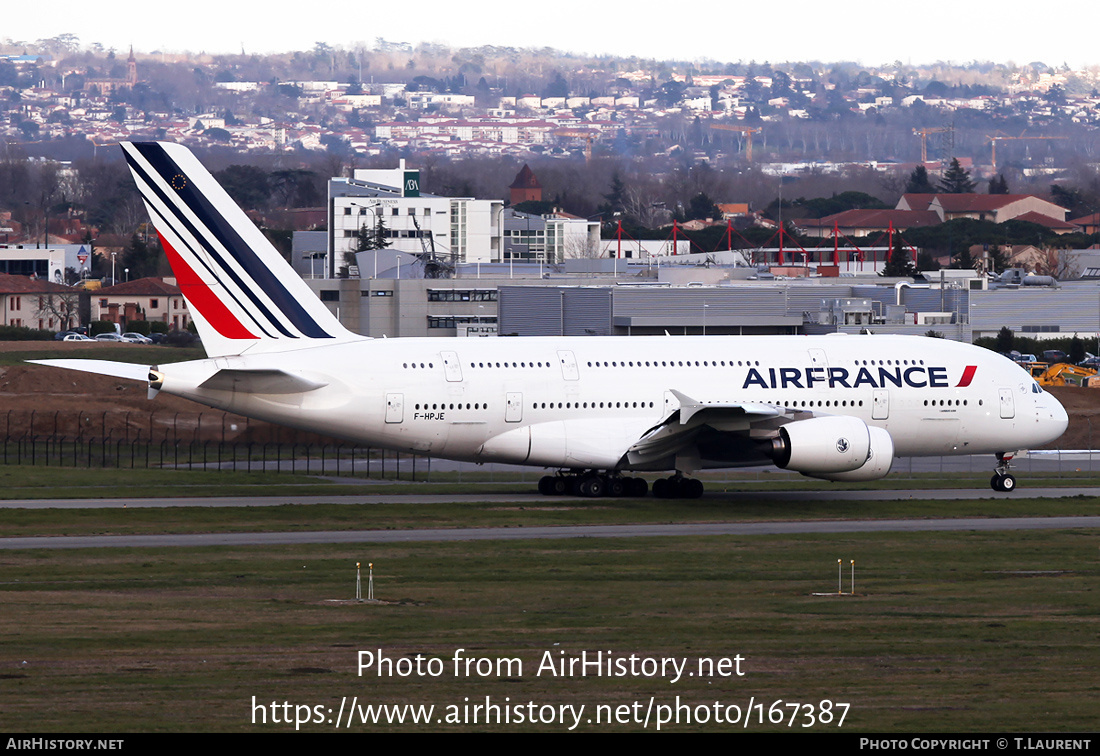 Aircraft Photo of F-HPJE | Airbus A380-861 | Air France | AirHistory.net #167387