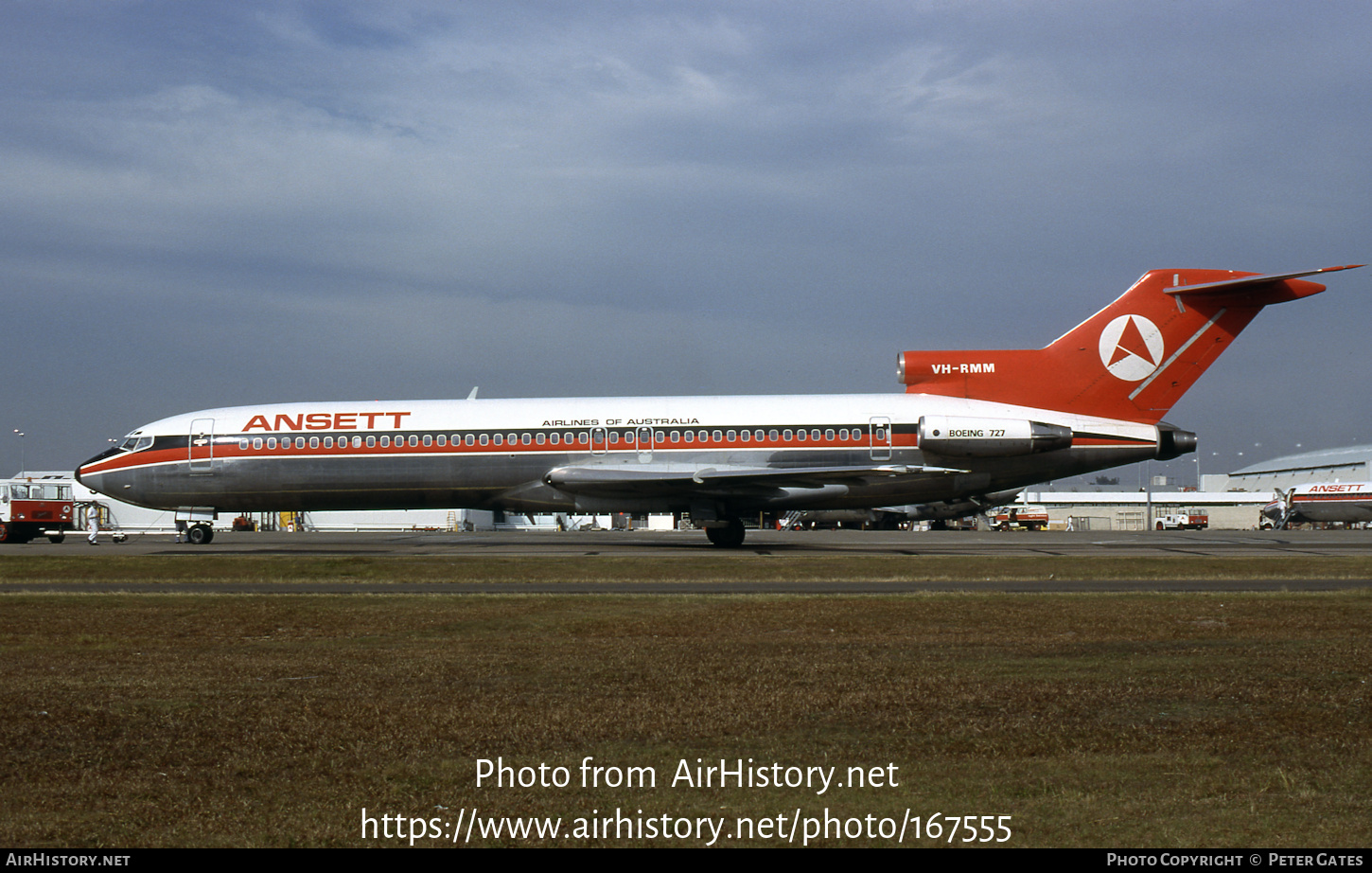 Aircraft Photo of VH-RMM | Boeing 727-277/Adv | Ansett Airlines of Australia | AirHistory.net #167555