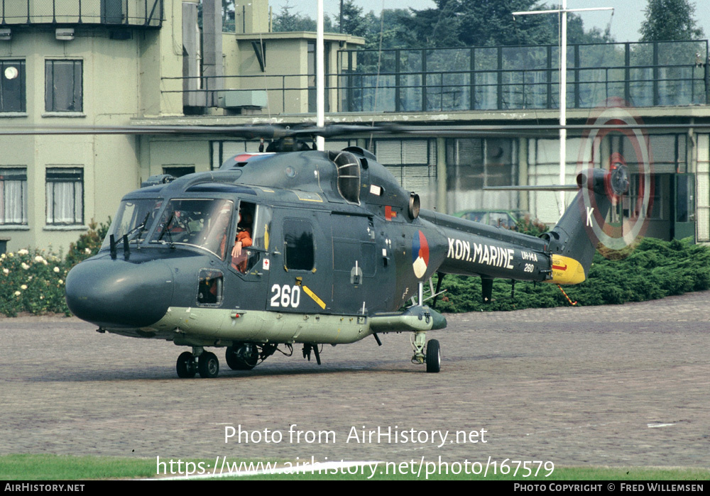 Aircraft Photo of 260 | Westland UH-14A Lynx Mk25 (WG-13) | Netherlands - Navy | AirHistory.net #167579