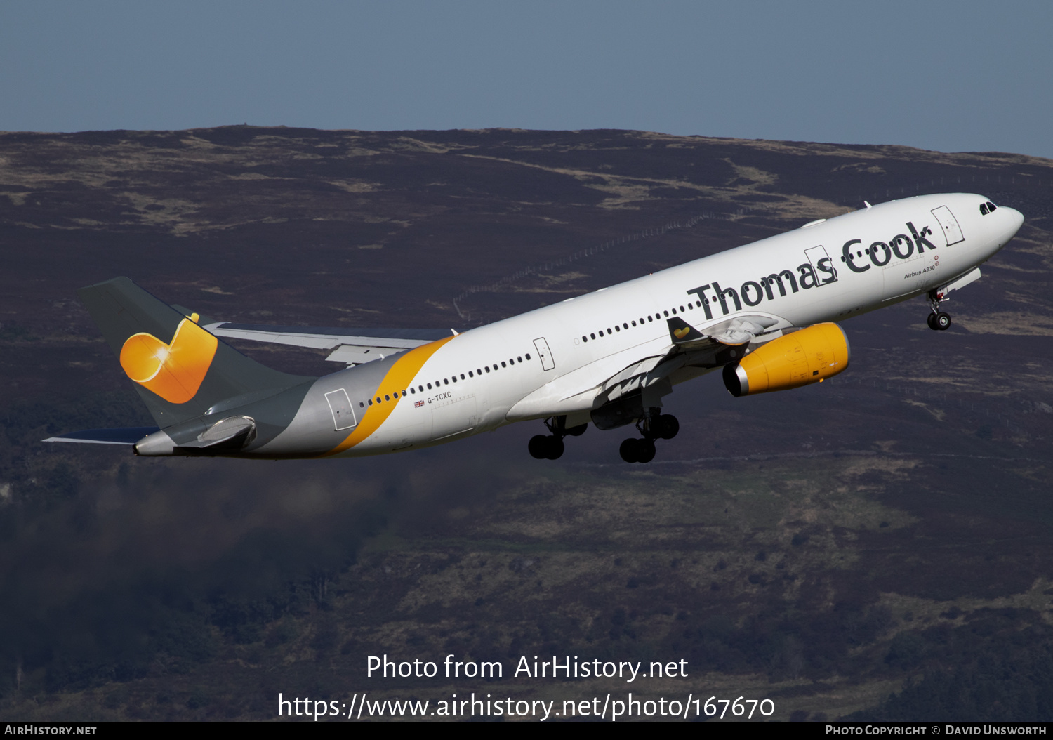 Aircraft Photo of G-TCXC | Airbus A330-243 | Thomas Cook Airlines | AirHistory.net #167670