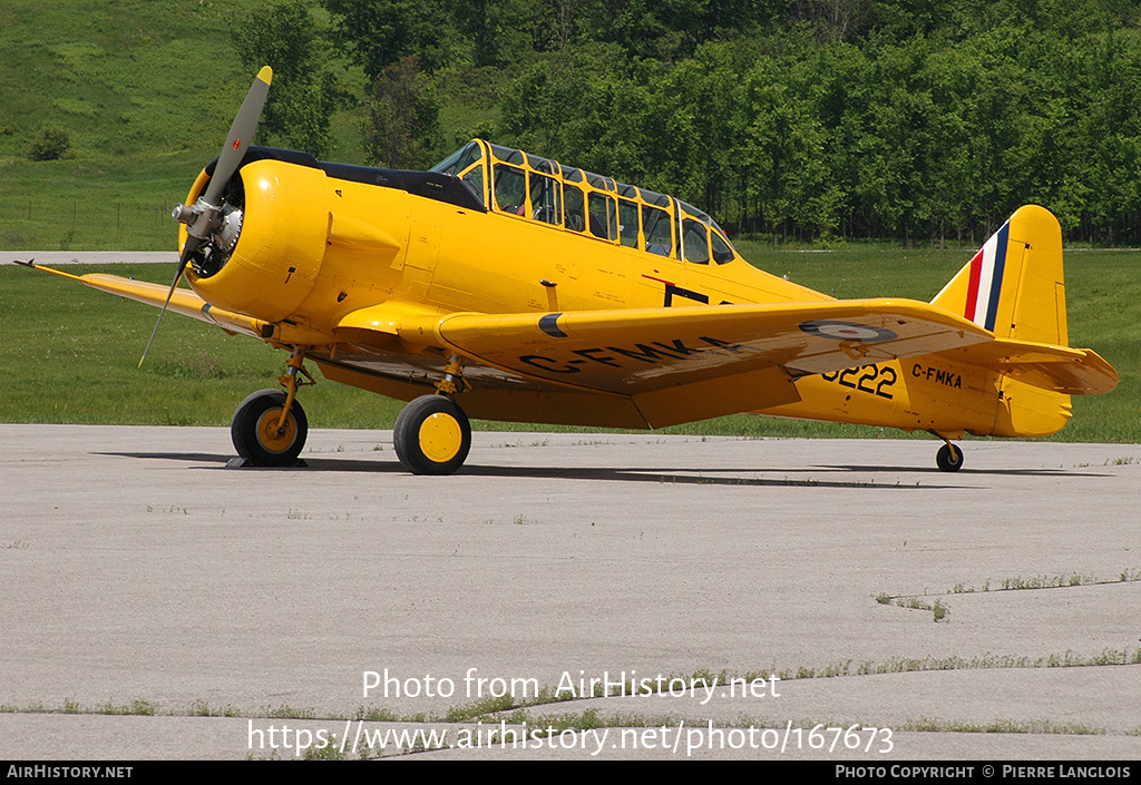 Aircraft Photo of C-FMKA | North American AT-6D Harvard II | Canada - Air Force | AirHistory.net #167673