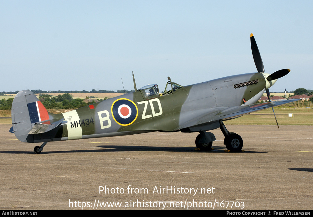 Aircraft Photo of G-ASJV / MH434 | Supermarine 361 Spitfire LF9B | UK - Air Force | AirHistory.net #167703