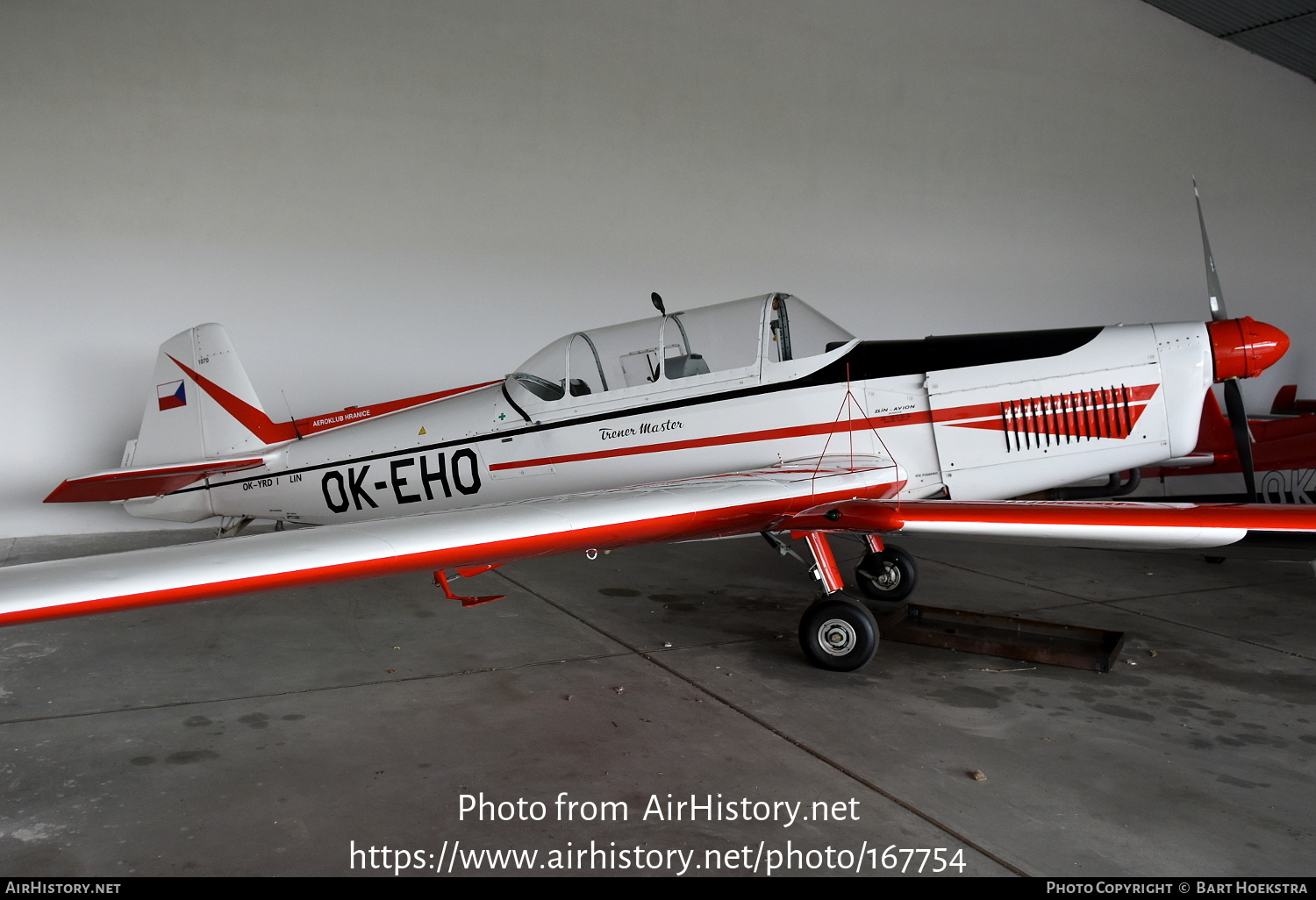 Aircraft Photo of OK-EHO | Zlin Z-526 Trener Master | Aeroklub Hranice | AirHistory.net #167754