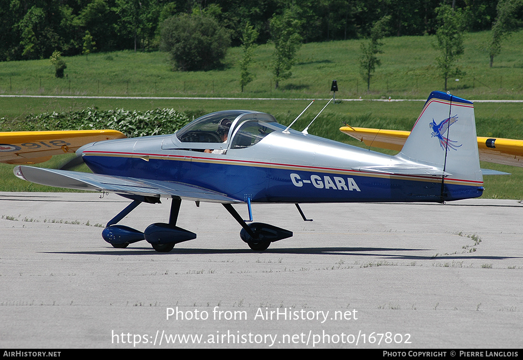 Aircraft Photo of C-GARA | Van's RV-6 | AirHistory.net #167802