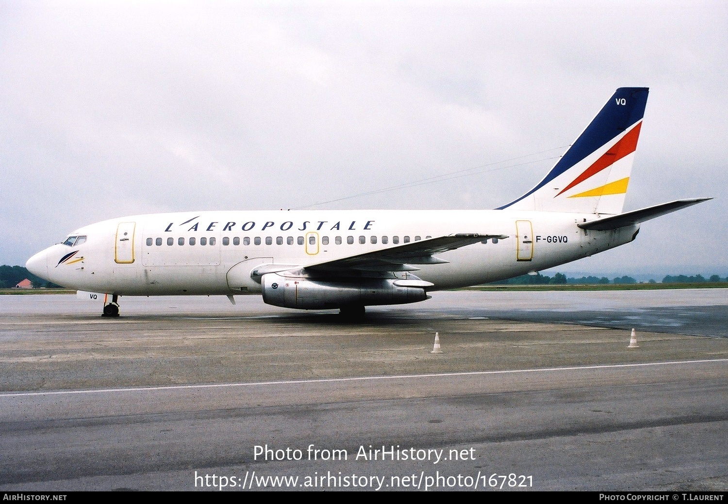 Aircraft Photo of F-GGVQ | Boeing 737-2K2C/Adv | L'Aeropostale | AirHistory.net #167821