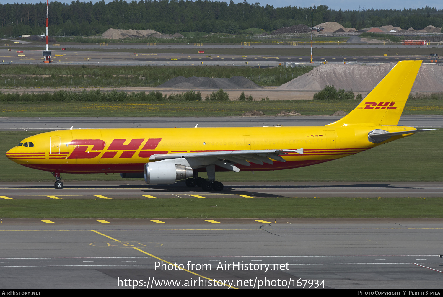 Aircraft Photo of D-AEAH | Airbus A300B4-622R(F) | DHL International | AirHistory.net #167934