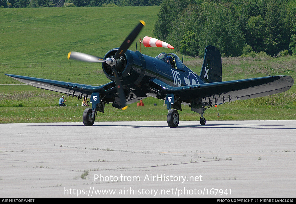 Aircraft Photo of C-GVWC / KD658 | Goodyear FG-1D Corsair | UK - Navy | AirHistory.net #167941