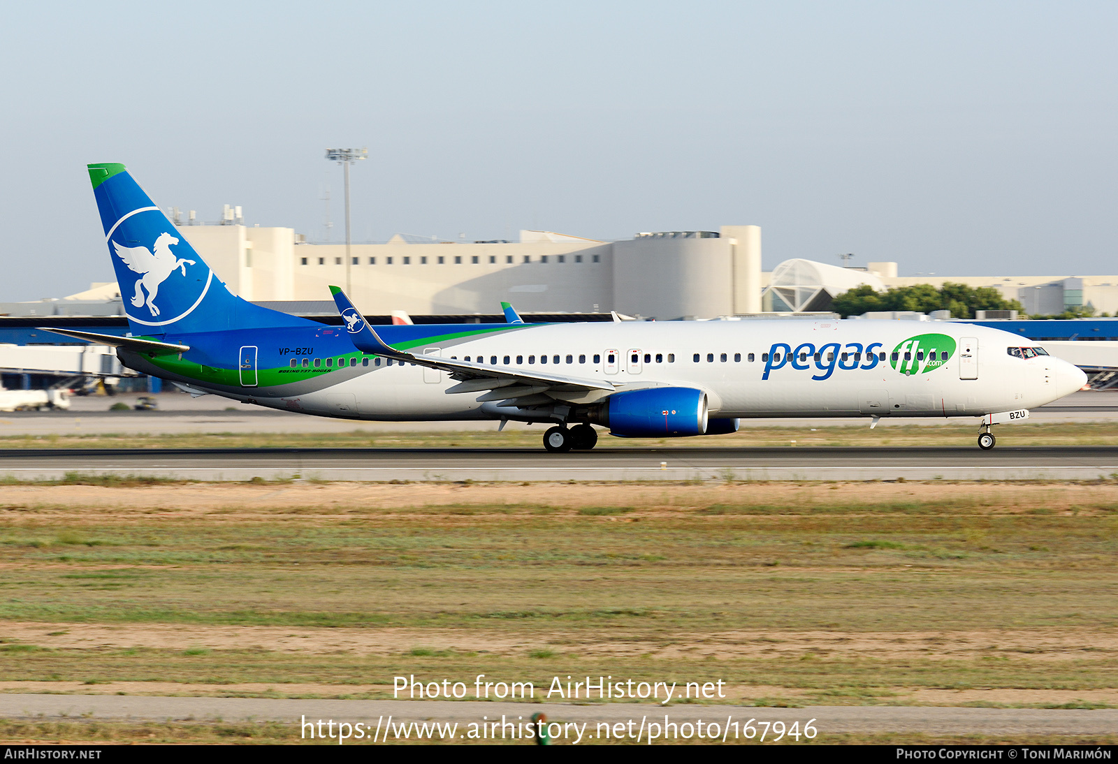 Aircraft Photo of VP-BZU | Boeing 737-9GP/ER | Pegas Fly | AirHistory.net #167946