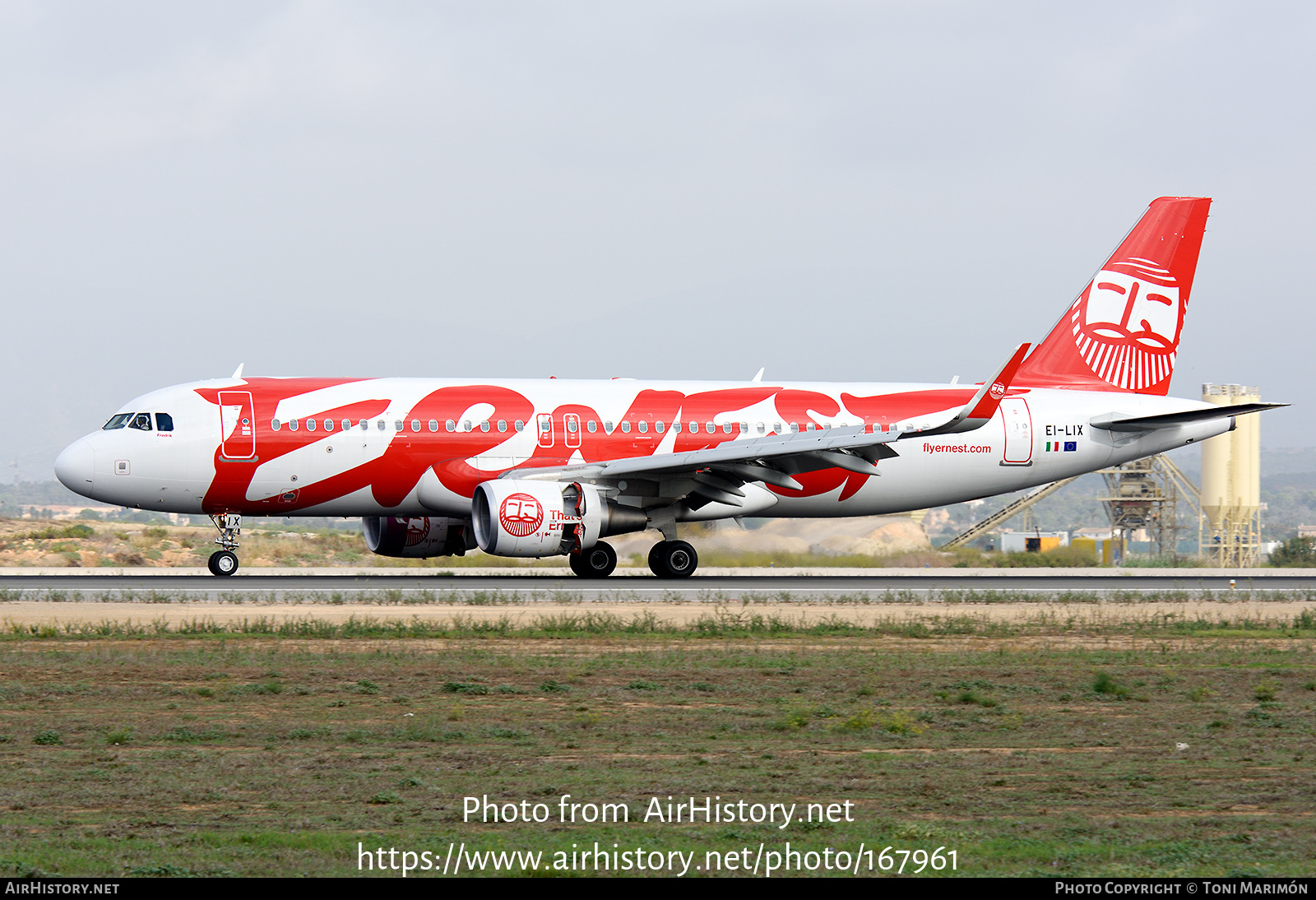 Aircraft Photo of EI-LIX | Airbus A320-214 | Ernest Airlines | AirHistory.net #167961