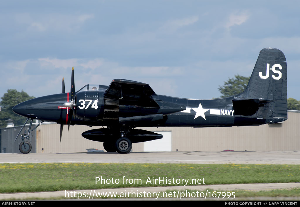 Aircraft Photo of N7629C / NX7629C | Grumman F7F-3N(AT) Tigercat | USA - Navy | AirHistory.net #167995