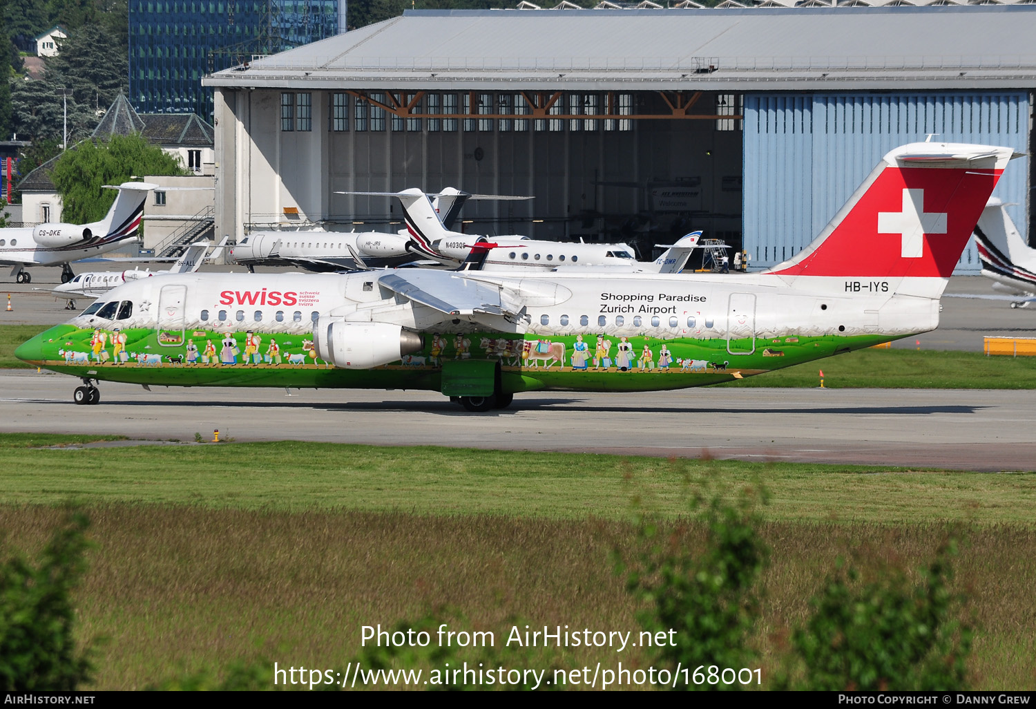 Aircraft Photo of HB-IYS | BAE Systems Avro 146-RJ100 | Swiss International Air Lines | AirHistory.net #168001