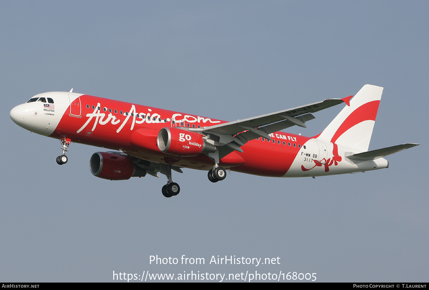 Aircraft Photo of F-WWBB | Airbus A320-216 | AirAsia | AirHistory.net #168005