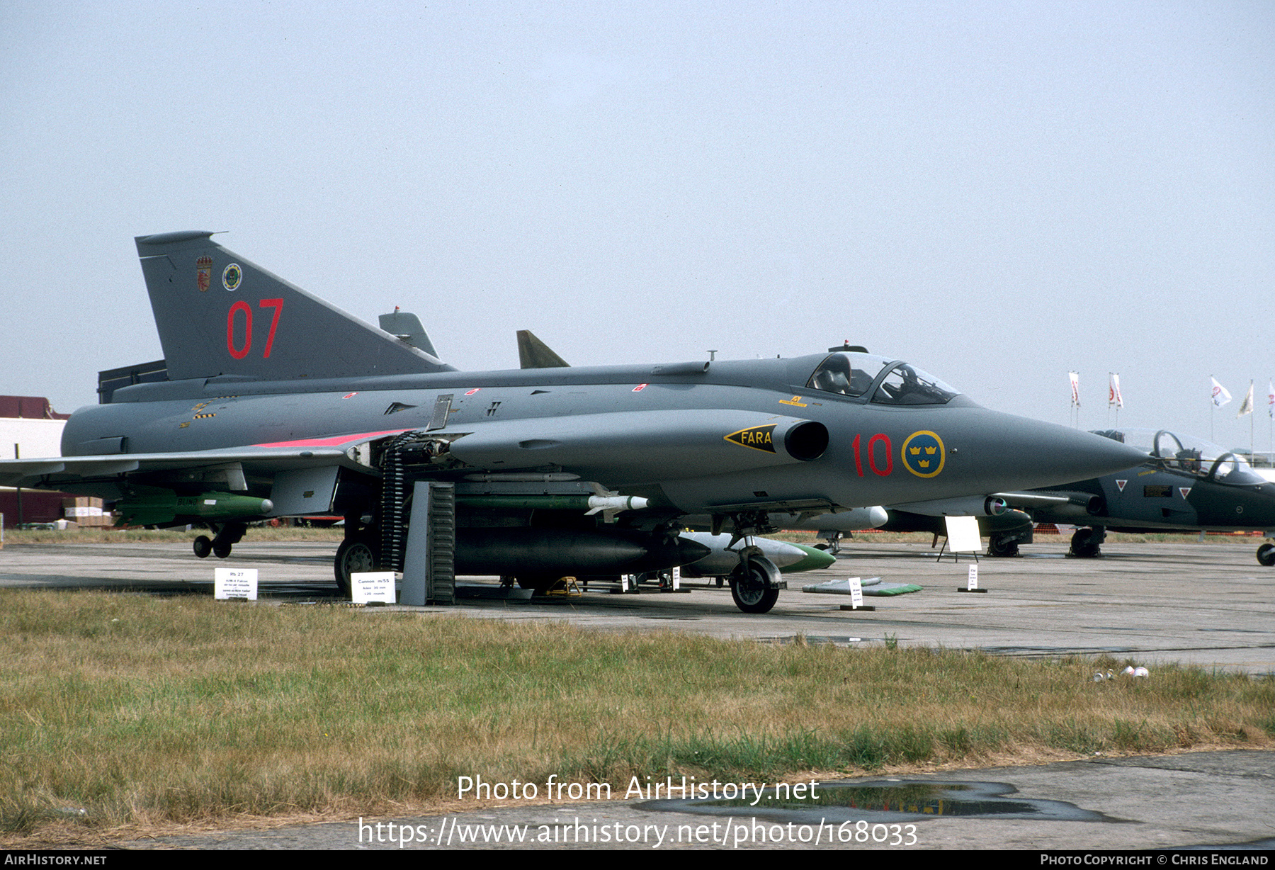 Aircraft Photo of 35607 | Saab J35J Draken | Sweden - Air Force | AirHistory.net #168033