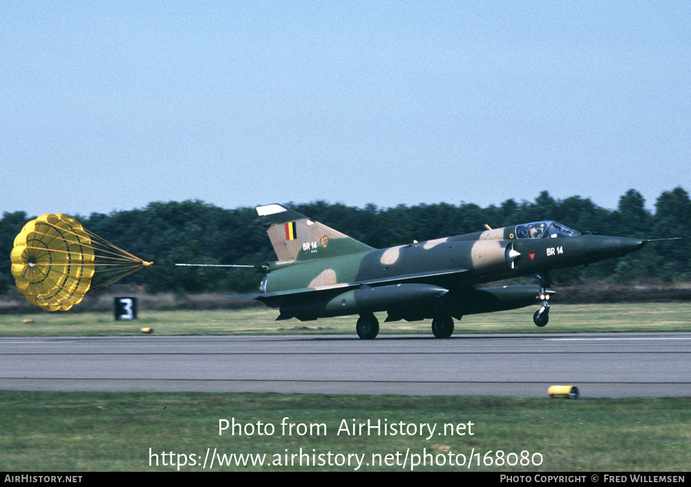 Aircraft Photo of BR14 | Dassault Mirage 5BR | Belgium - Air Force | AirHistory.net #168080