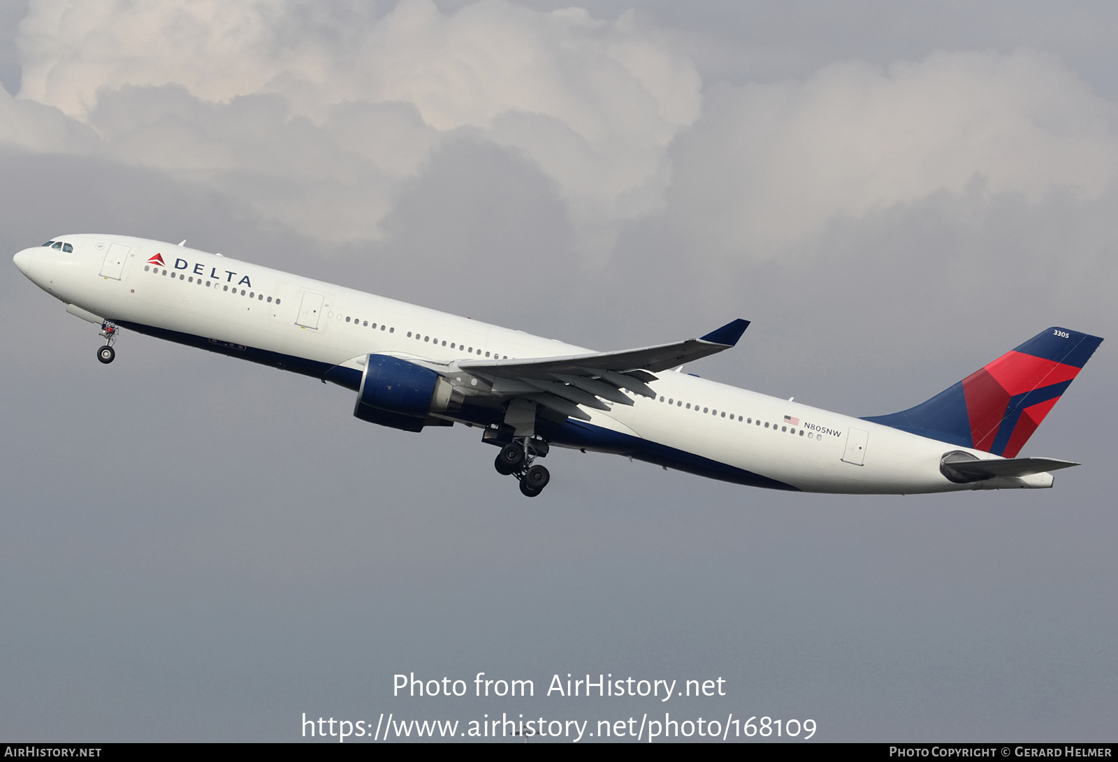 Aircraft Photo of N805NW | Airbus A330-323 | Delta Air Lines | AirHistory.net #168109