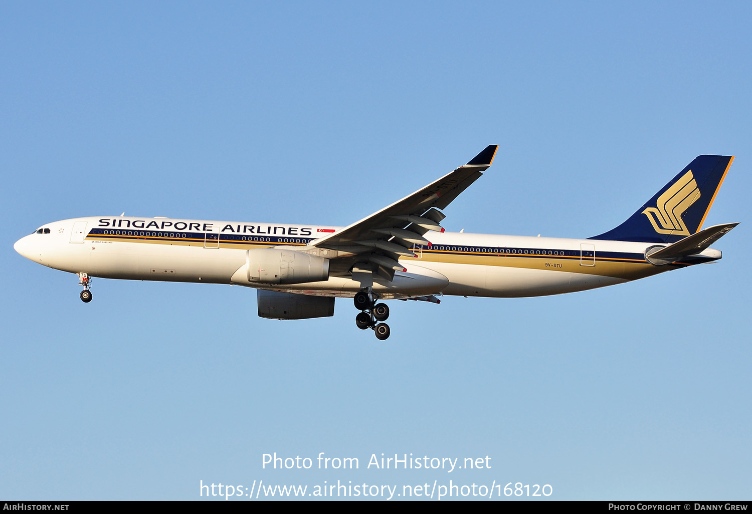 Aircraft Photo of 9V-STU | Airbus A330-343E | Singapore Airlines | AirHistory.net #168120