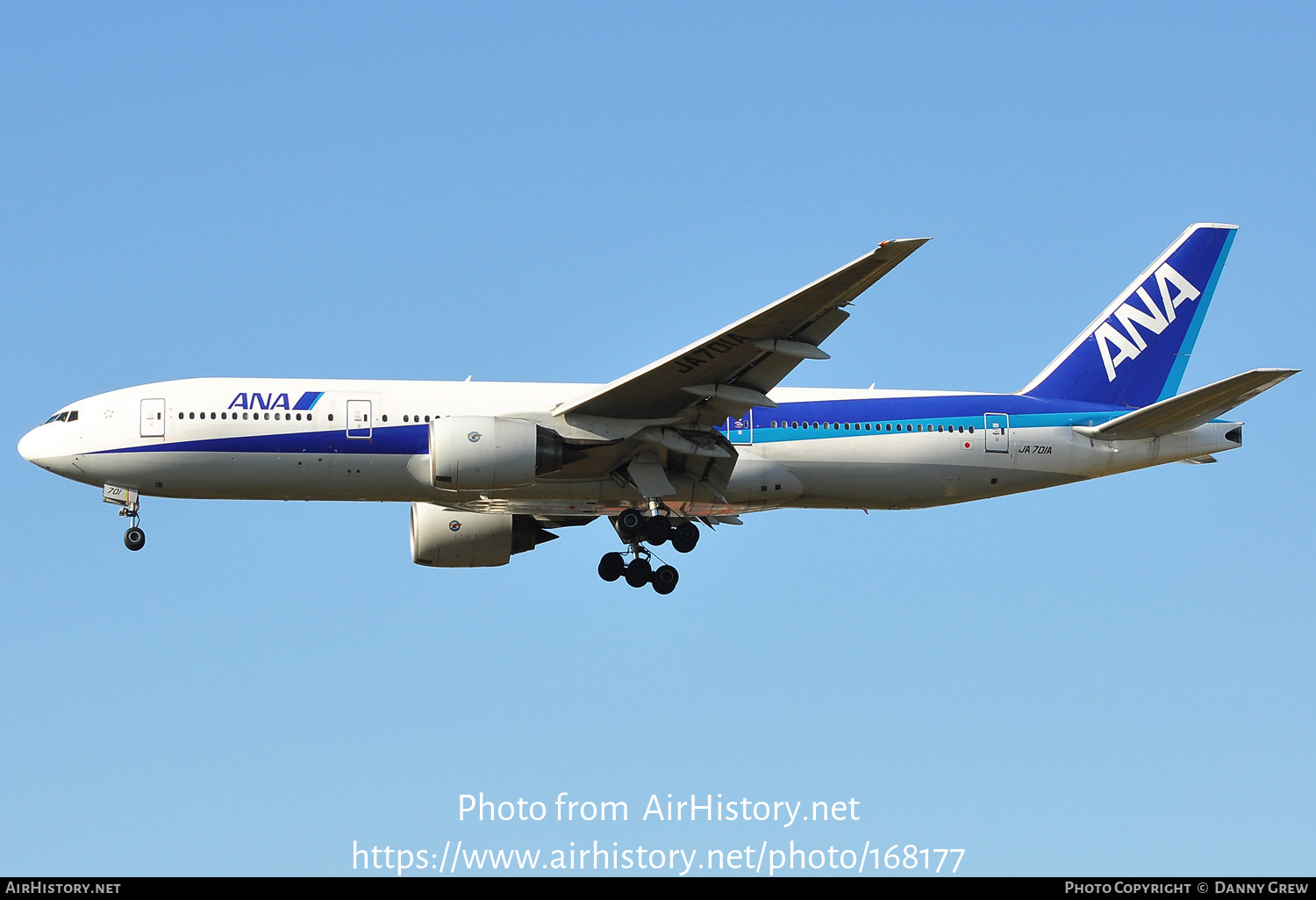 Aircraft Photo of JA701A | Boeing 777-281 | All Nippon Airways - ANA | AirHistory.net #168177