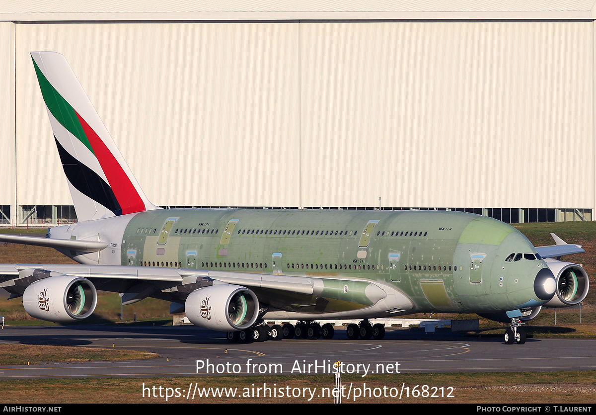 Aircraft Photo of F-WWSH | Airbus A380-841 | Emirates | AirHistory.net #168212