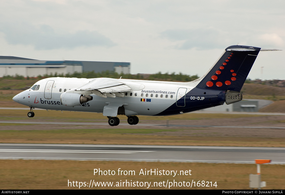 Aircraft Photo of OO-DJP | British Aerospace Avro 146-RJ85 | Brussels Airlines | AirHistory.net #168214