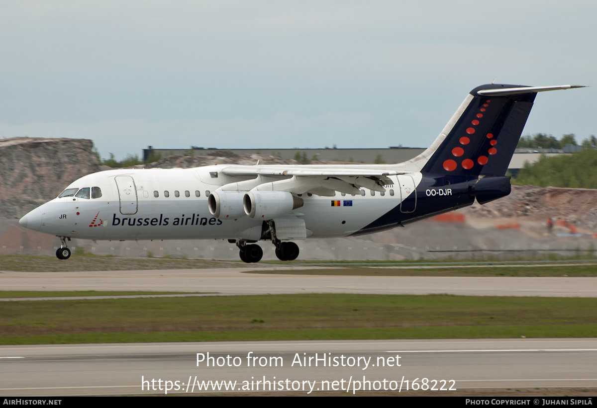 Aircraft Photo of OO-DJR | British Aerospace Avro 146-RJ85 | Brussels Airlines | AirHistory.net #168222