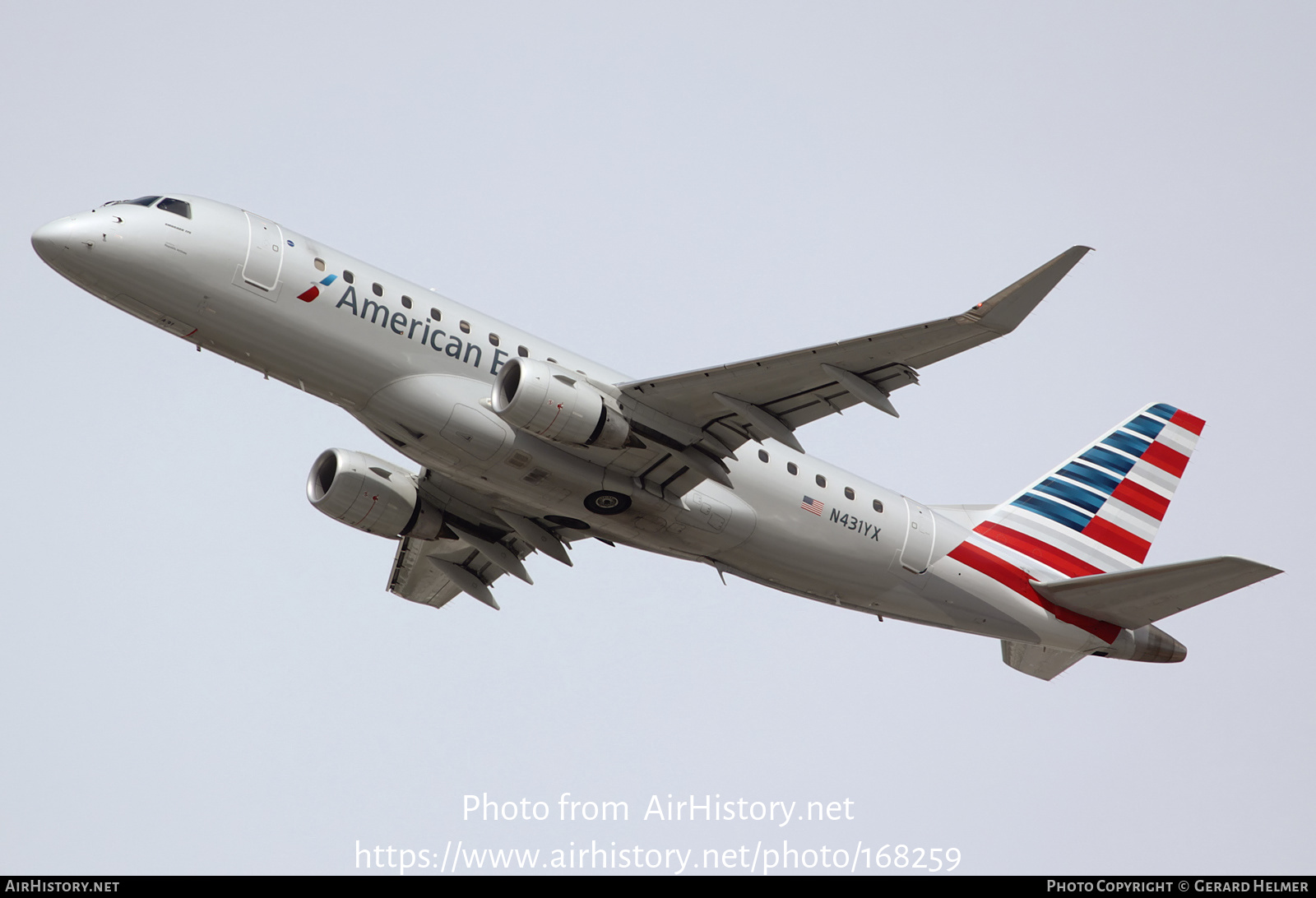 Aircraft Photo of N431YX | Embraer 175LR (ERJ-170-200LR) | American Airlines | AirHistory.net #168259