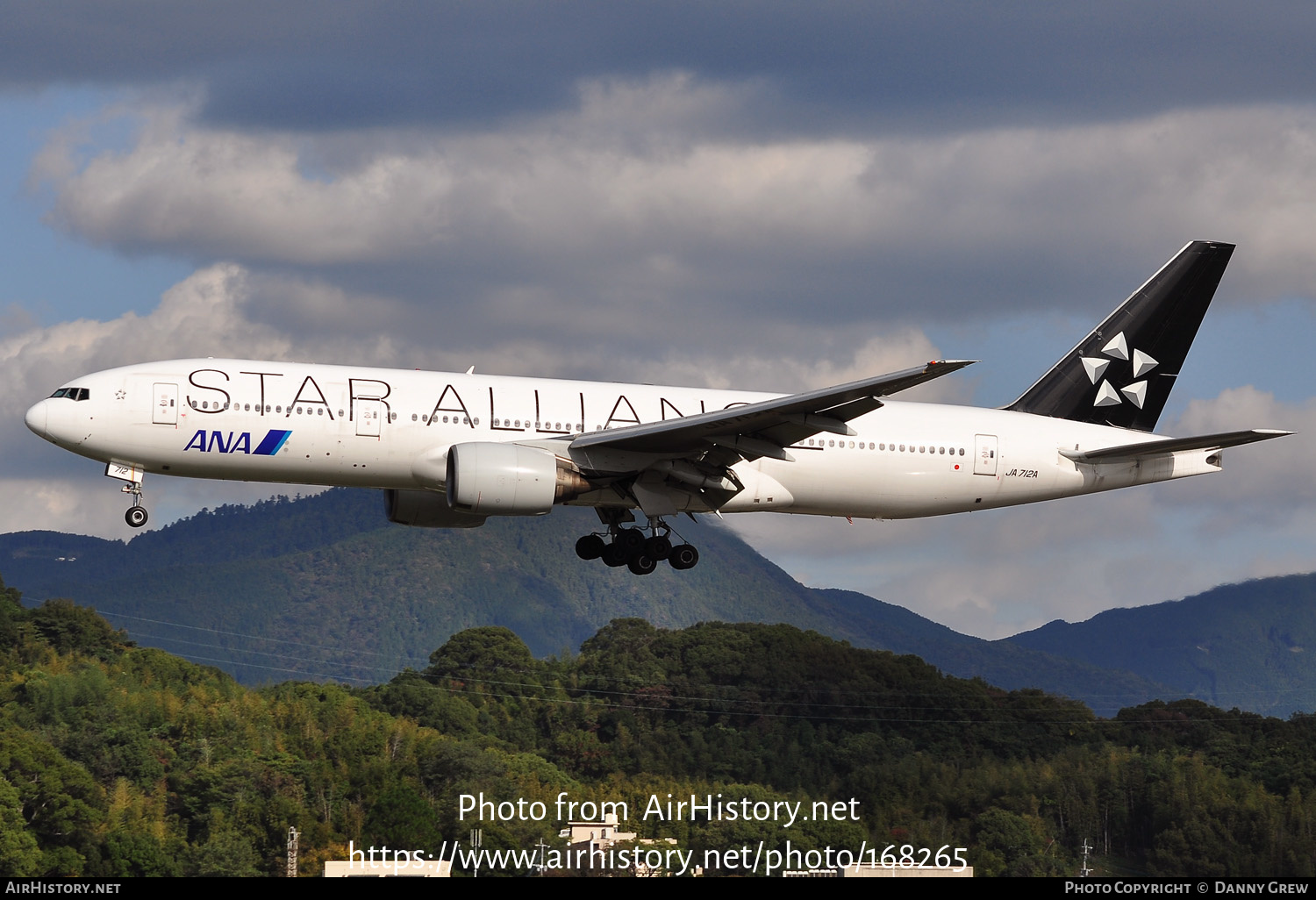 Aircraft Photo of JA712A | Boeing 777-281 | All Nippon Airways - ANA | AirHistory.net #168265