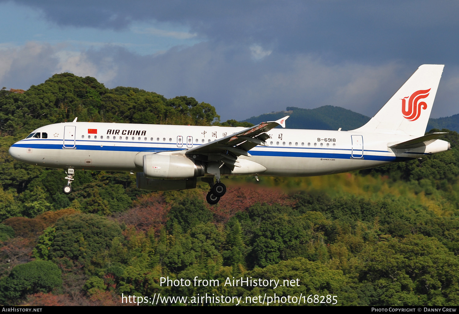 Aircraft Photo of B-6918 | Airbus A320-232 | Air China | AirHistory.net #168285