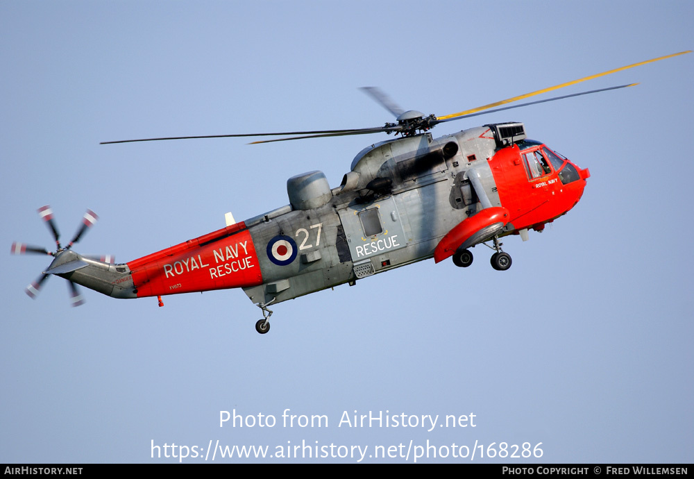 Aircraft Photo of XV673 | Westland WS-61 Sea King HU5 | UK - Navy | AirHistory.net #168286