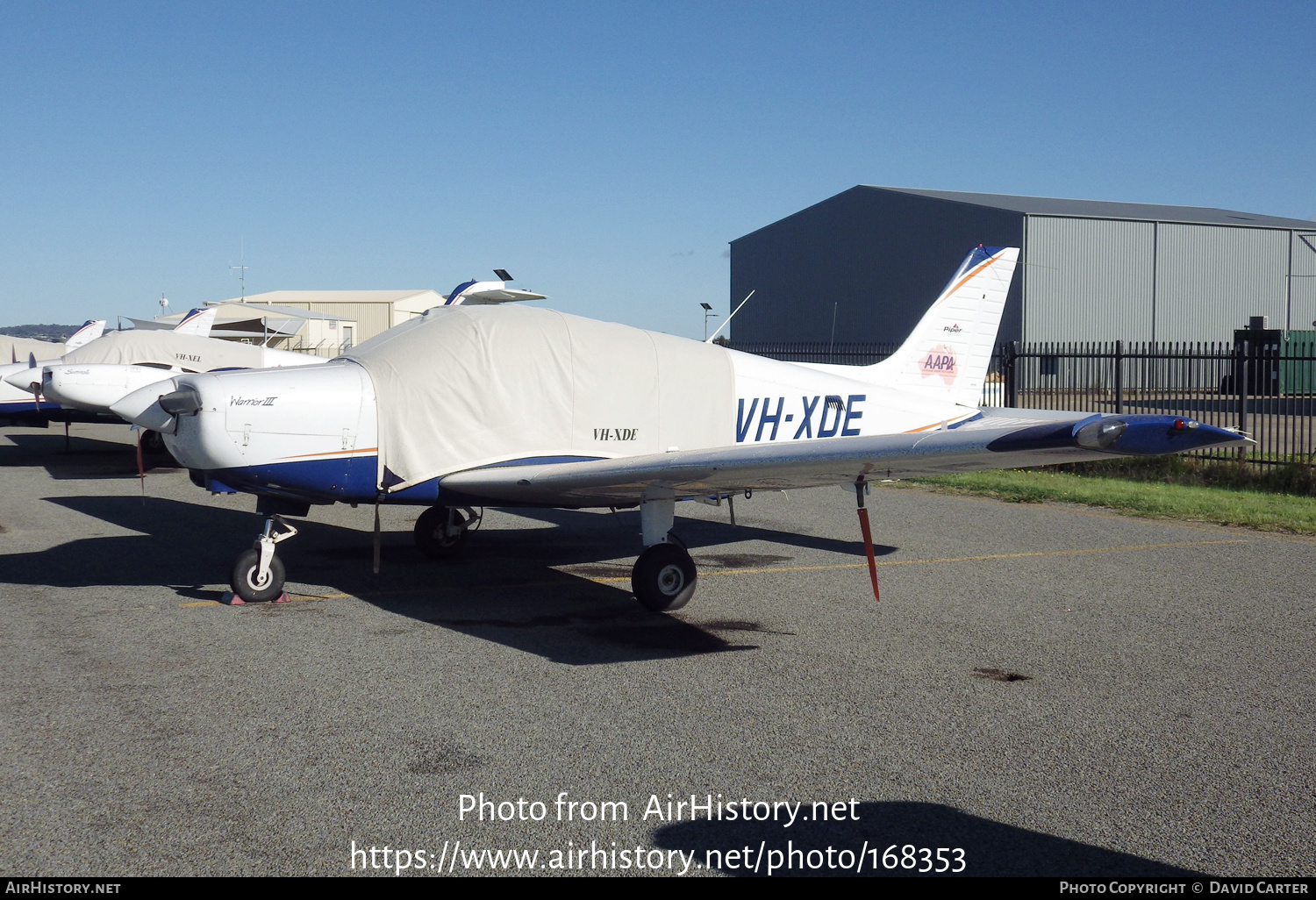 Aircraft Photo of VH-XDE | Piper PA-28-161 Warrior III | AAPA - Australian Airline Pilot Academy | AirHistory.net #168353