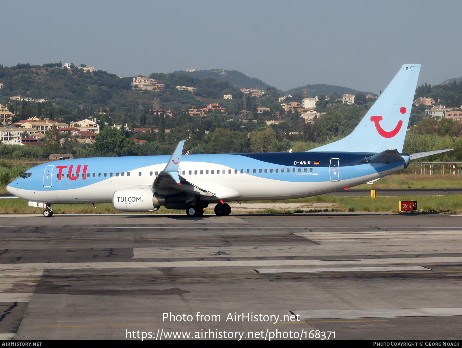 Aircraft Photo of D-AHLK | Boeing 737-8K5 | TUI | AirHistory.net #168371