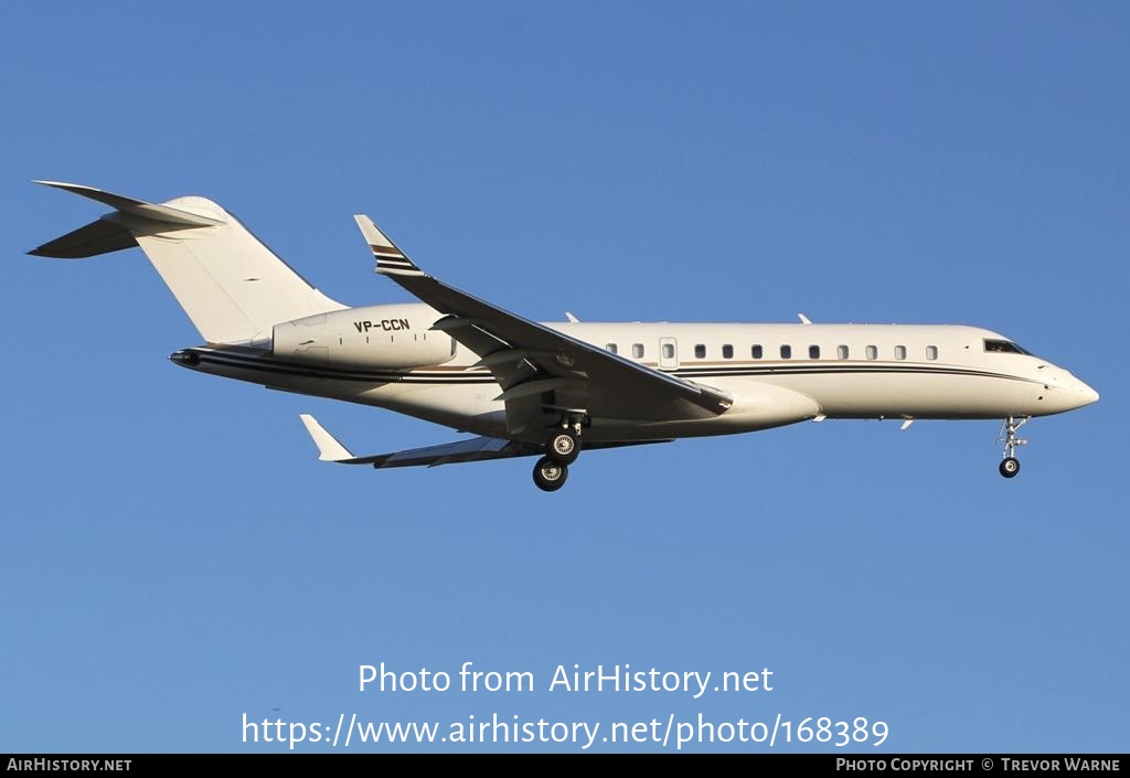 Aircraft Photo of VP-CCN | Bombardier Global Express XRS (BD-700-1A10) | AirHistory.net #168389