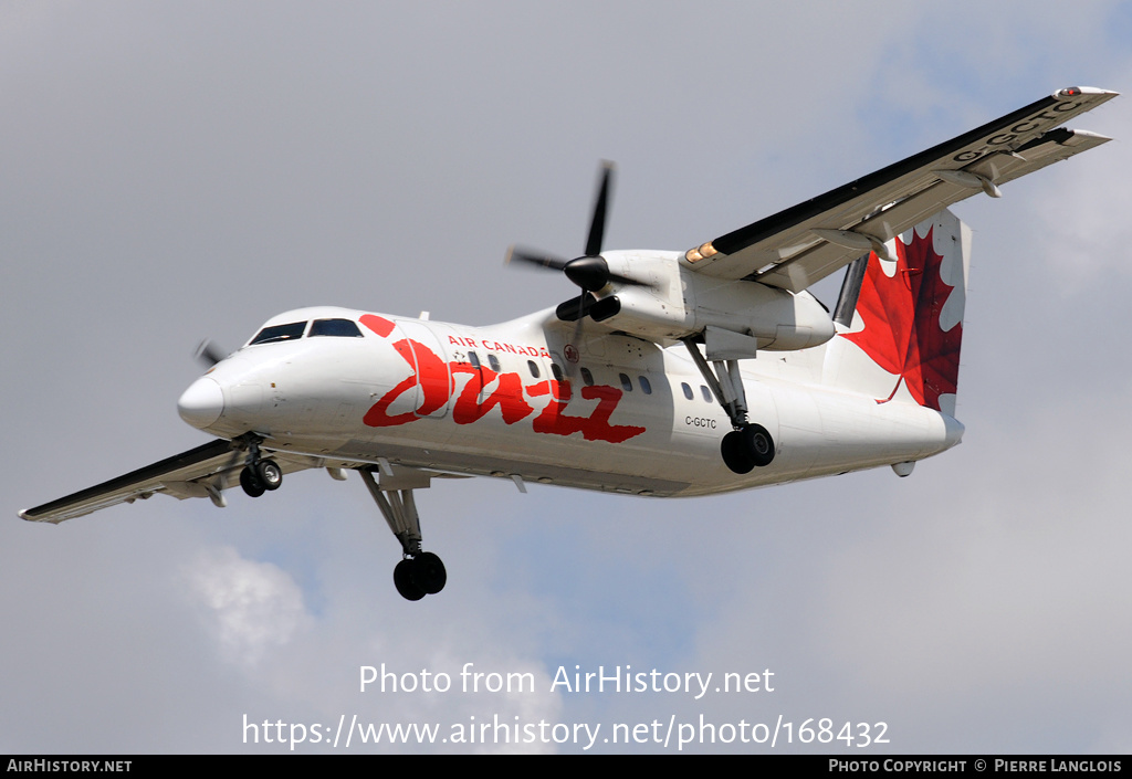 Aircraft Photo of C-GCTC | De Havilland Canada DHC-8-102 Dash 8 | Air Canada Jazz | AirHistory.net #168432